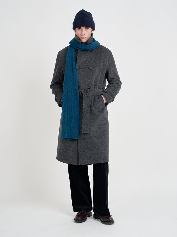 Oliver Spencer Big Coat Regent Charcoal