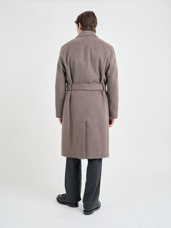 Oliver Spencer Big Coat Regent Taupe