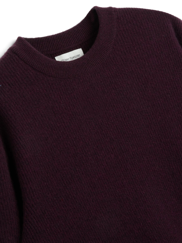 Oliver Spencer Blenheim Jumper Hartwell Purple