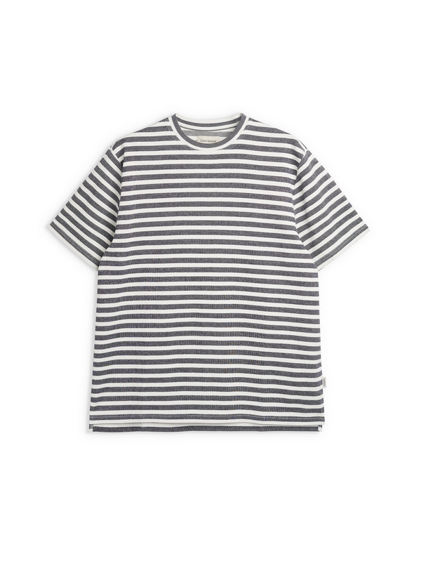 oliver spencer Box T-Shirt Holmes Cream/Midnight