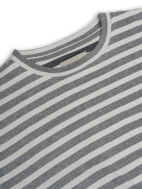 Oliver Spencer Box T-Shirt Holmes Cream/Navy