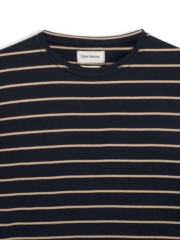 Oliver Spencer Box T-Shirt Webber Navy
