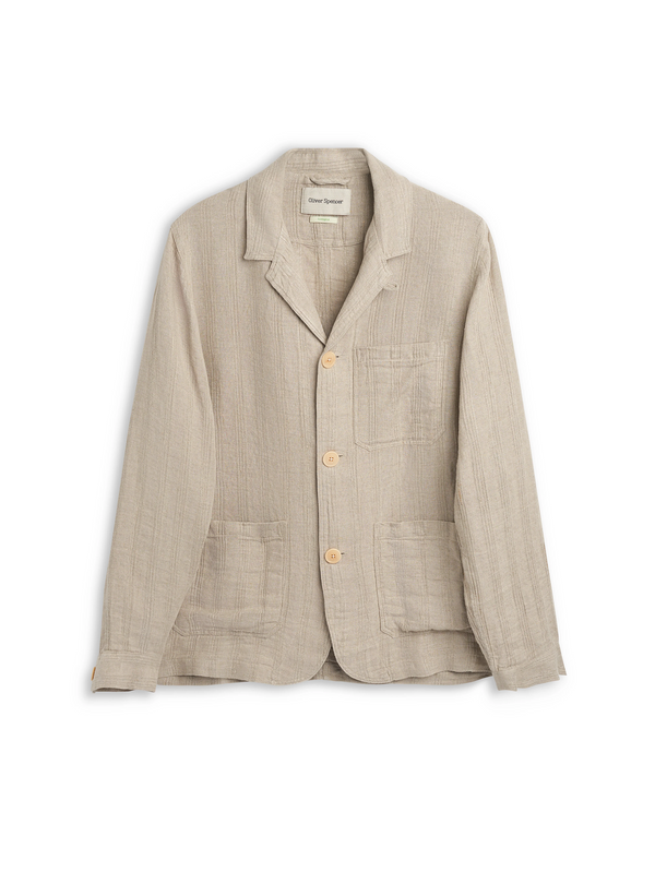 oliver spencer Bradwell Jacket Arnold Sand
