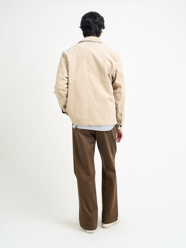 Oliver Spencer Bradwell Jacket Sibley Cord Beige