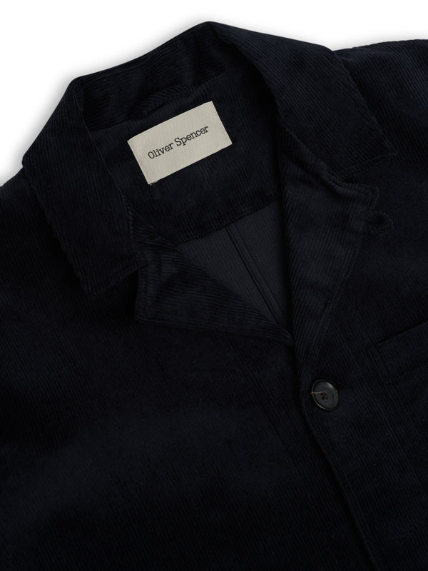 Oliver Spencer Bradwell Jacket Sibley Cord Navy