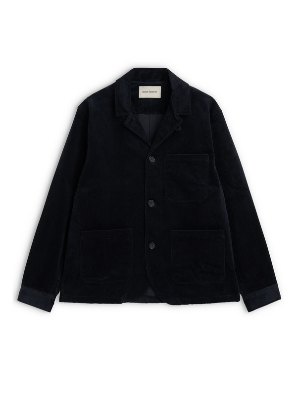 oliver spencer Bradwell Jacket Sibley Cord Navy