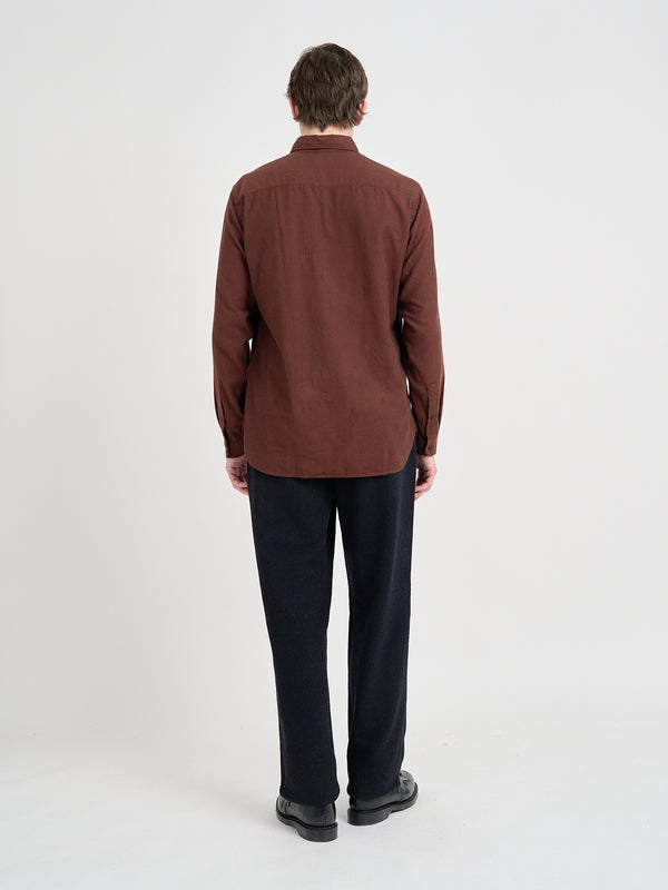 Oliver Spencer Brook Shirt Banfield Rust