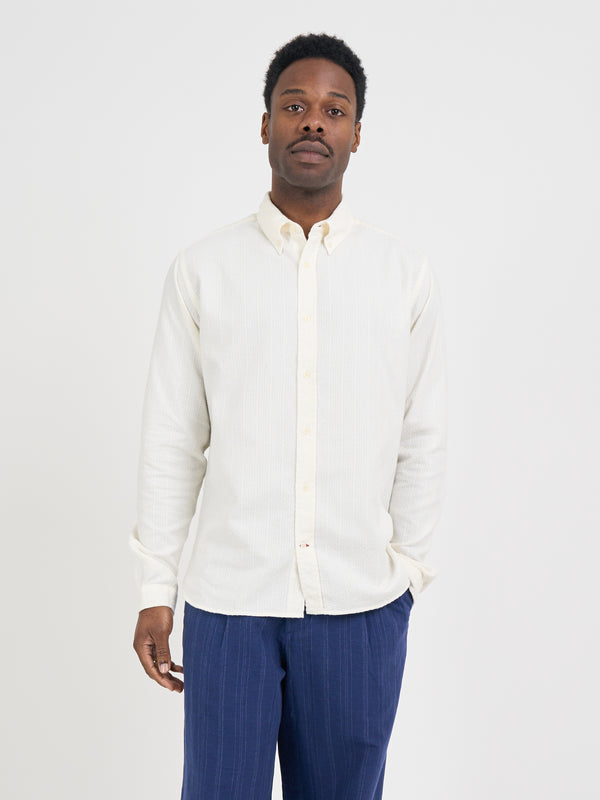 Oliver Spencer Brook Shirt Draper Cream