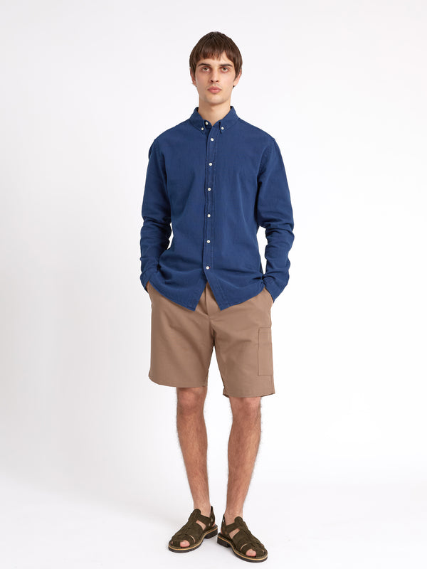 Oliver Spencer Brook Shirt Faye Indigo Blue