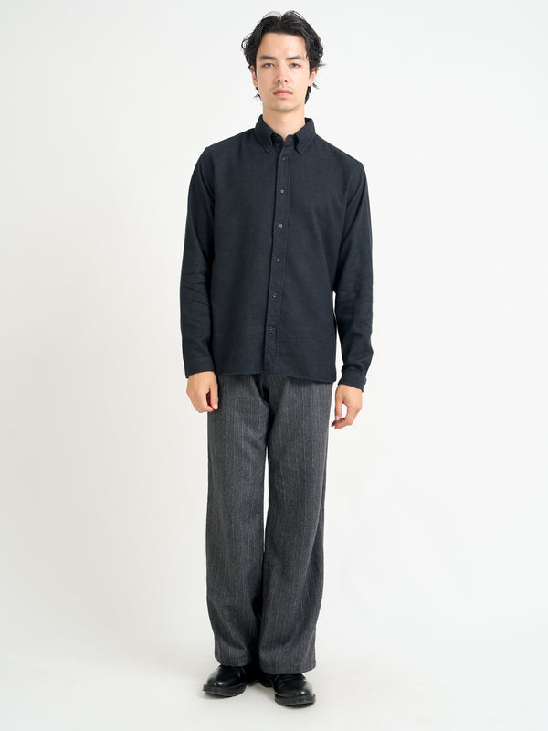 Oliver Spencer Brook Shirt Holloway Charcoal