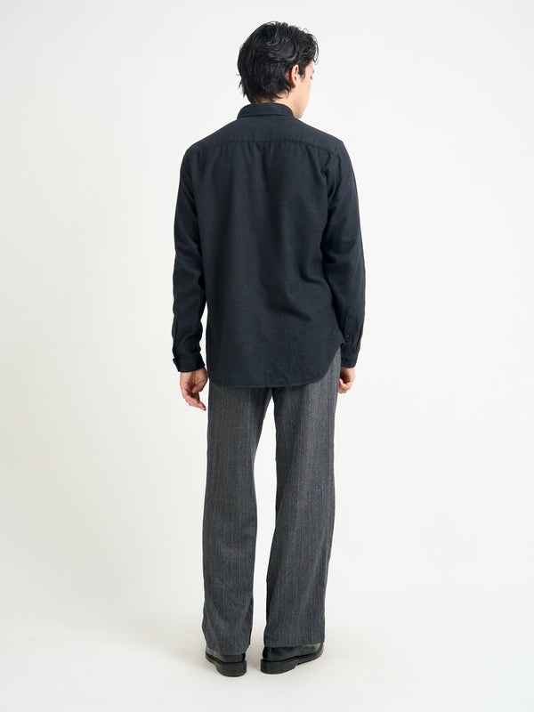 Oliver Spencer Brook Shirt Holloway Charcoal