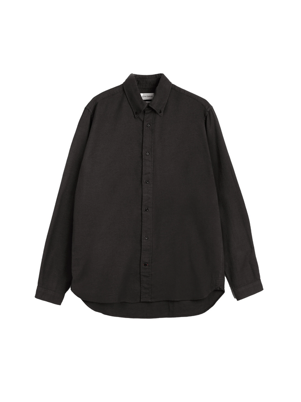 oliver spencer Brook Shirt Holloway Charcoal