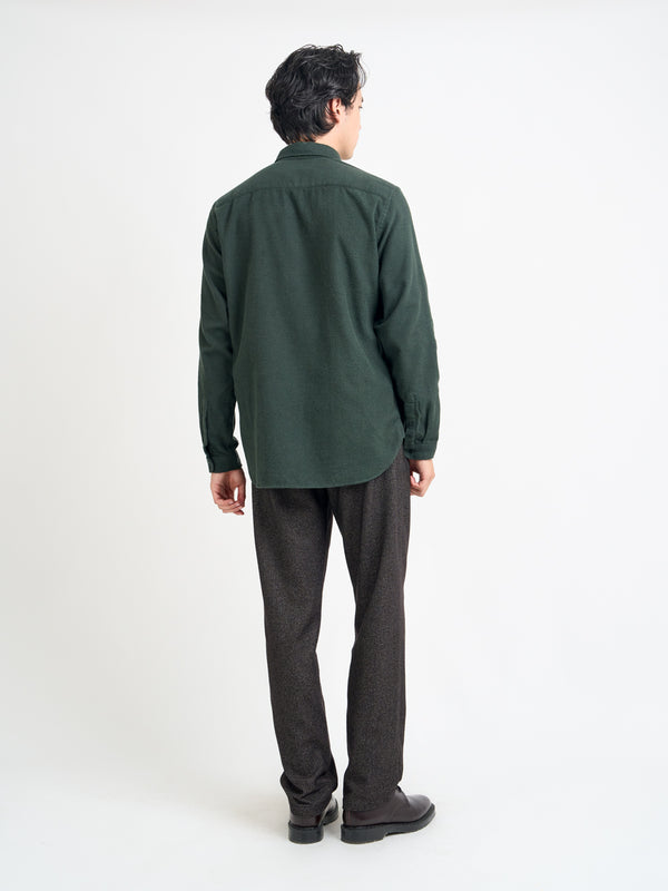 Oliver Spencer Brook Shirt Holloway Green