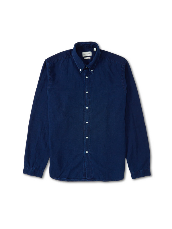 oliver spencer Brook Shirt Kildale Indigo Rinse