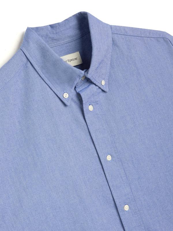 Oliver Spencer Brook Shirt Mckenzie Blue