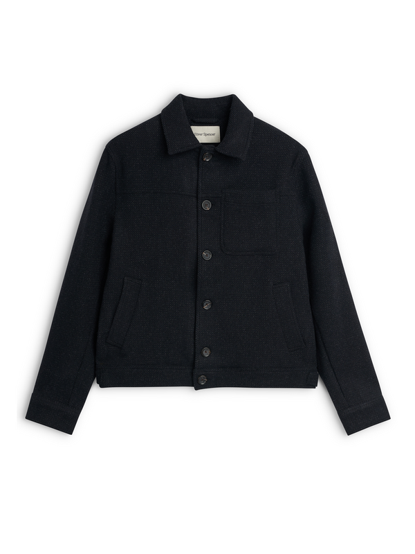 oliver spencer Buffalo Jacket Doherty Black