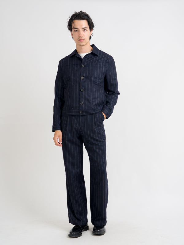 Oliver Spencer Buffalo Jacket Jarman Navy