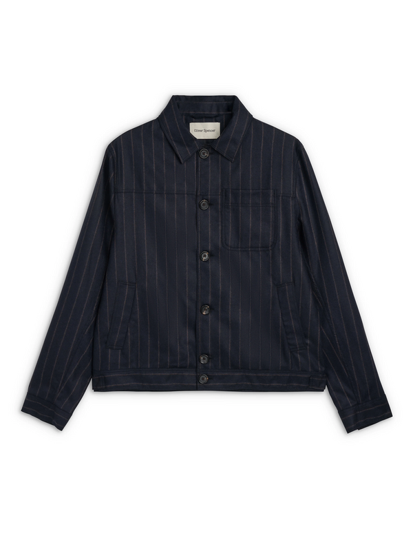 oliver spencer Buffalo Jacket Jarman Navy