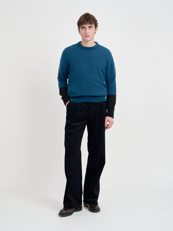 Oliver Spencer Burley Jumper Aspen Teal