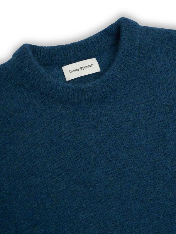 Oliver Spencer Burley Jumper Aspen Teal