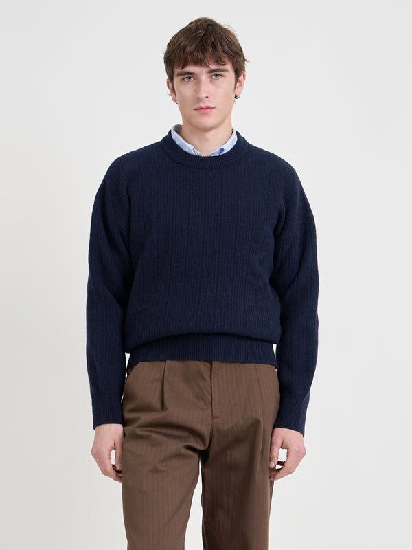 oliver spencer Burley Jumper Overton Navy