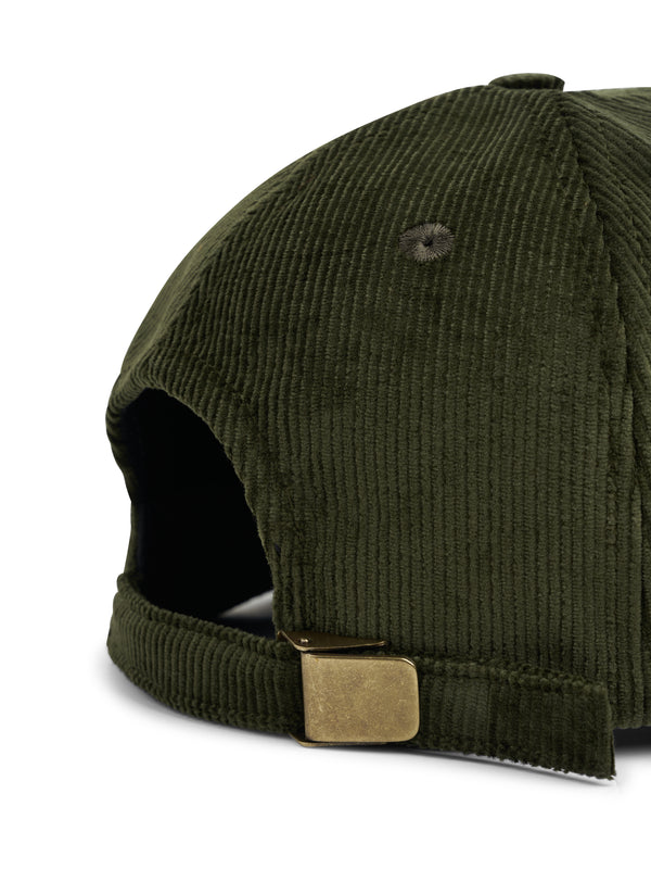 Oliver Spencer Cap Penton Cord Green