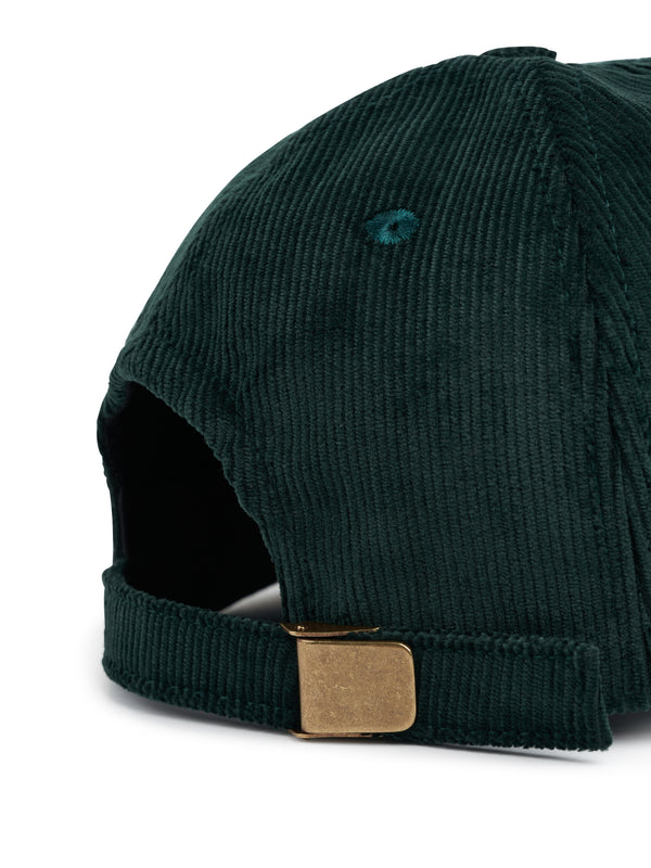 Oliver Spencer Cap Penton Cord Racing Green