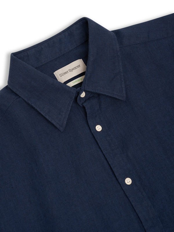 Oliver Spencer Conduit Classic Shirt Coney Navy