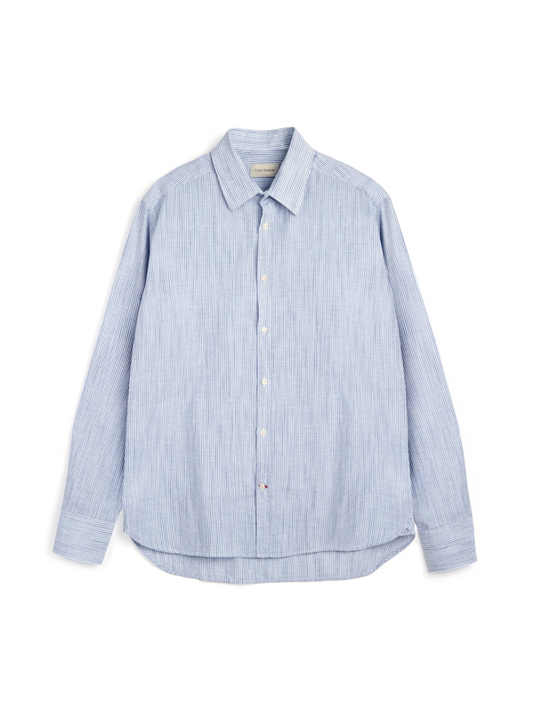 oliver spencer Conduit Classic Shirt Conroy Blue