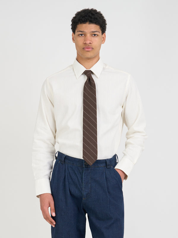 Oliver Spencer Conduit Classic Shirt Draper Cream