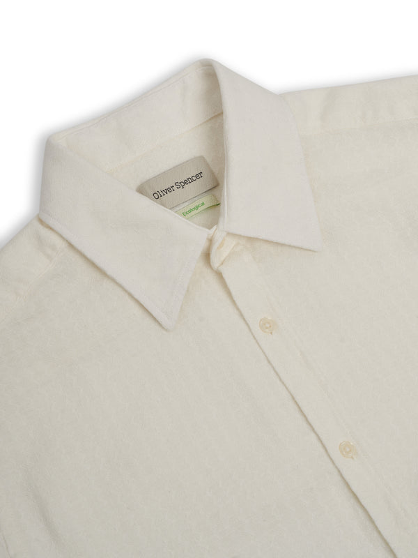 Oliver Spencer Conduit Classic Shirt Lennon Cream