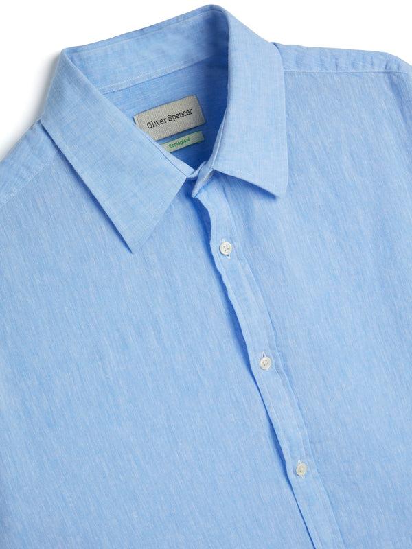 Oliver Spencer Conduit Classic Shirt Perkins Blue