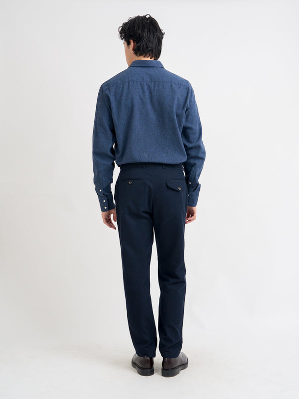 Oliver Spencer Conduit Classic Shirt Welford Navy