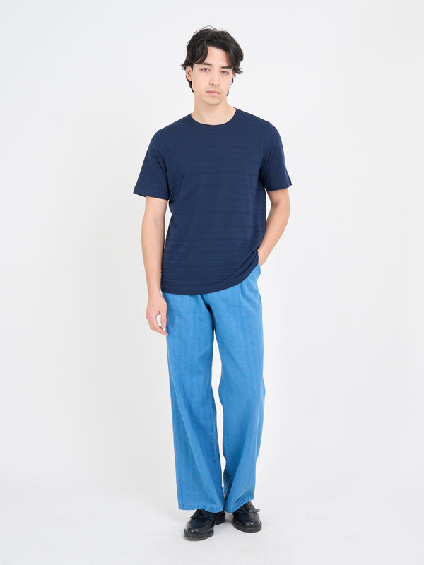 Oliver Spencer Conduit T-Shirt Dornie Navy