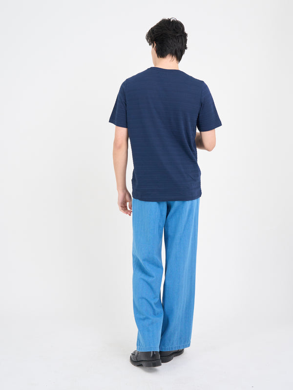 Oliver Spencer Conduit T-Shirt Dornie Navy