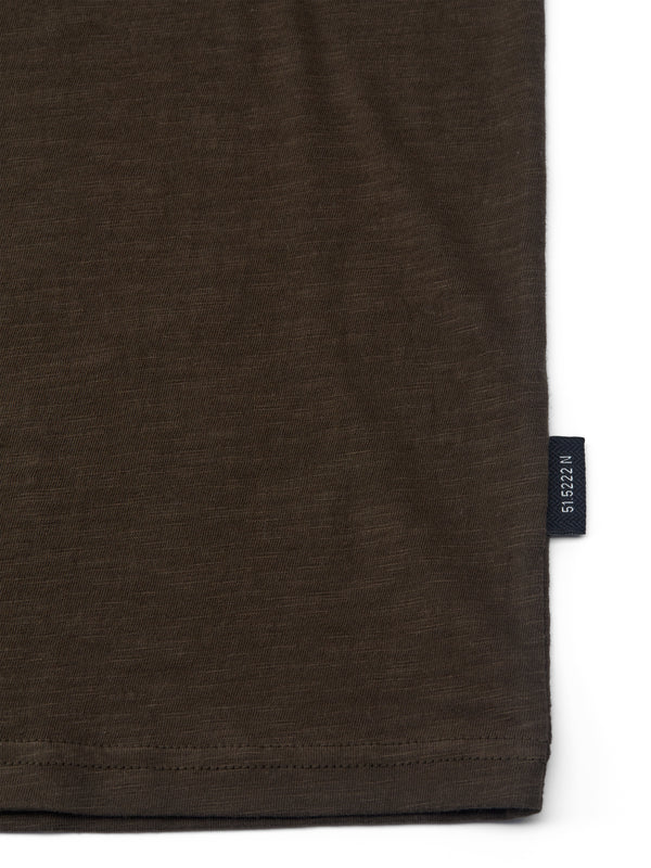 Oliver Spencer Conduit T-Shirt Hawley Dark Brown
