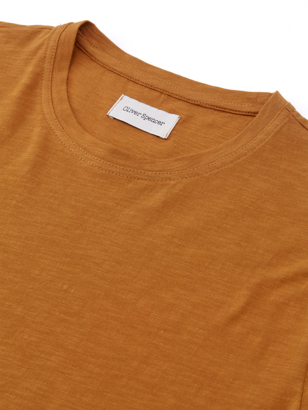 Oliver Spencer Conduit T-Shirt Hawley Ochre