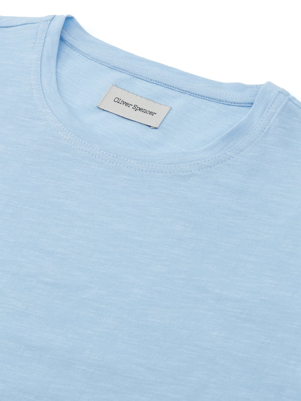 Oliver Spencer Conduit T-Shirt Hawley Sky Blue