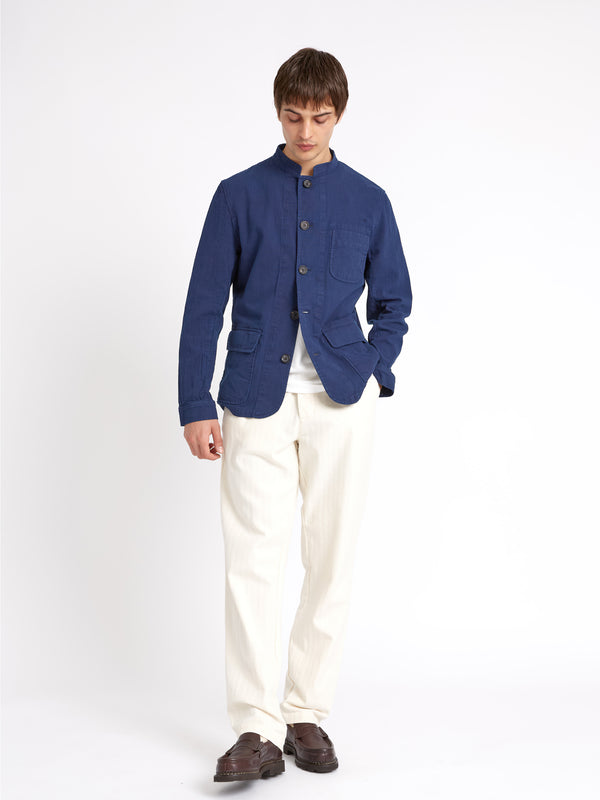 Oliver Spencer Coram Jacket Kildale Indigo Rinse