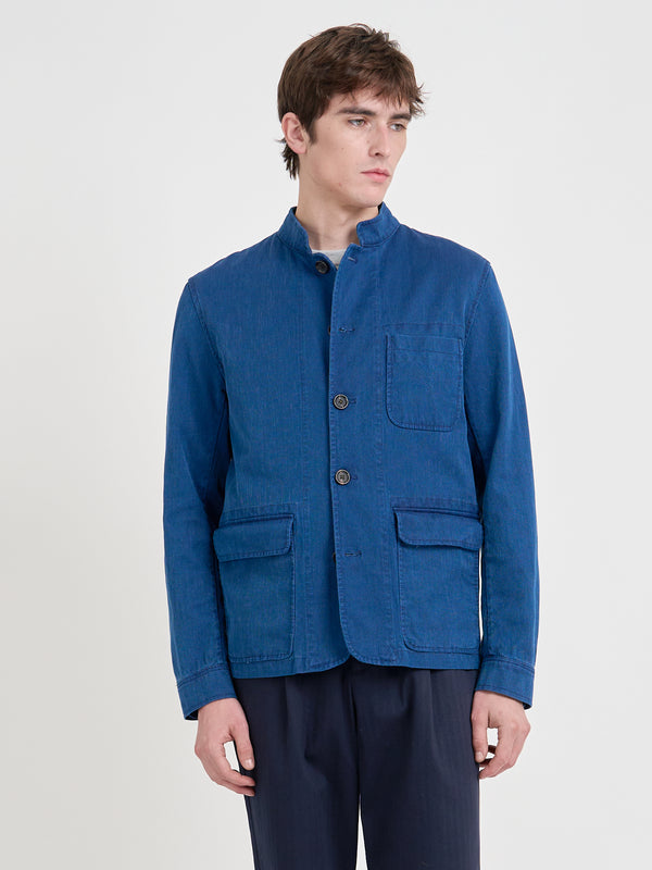 oliver spencer Coram Jacket Nixon Indigo Blue
