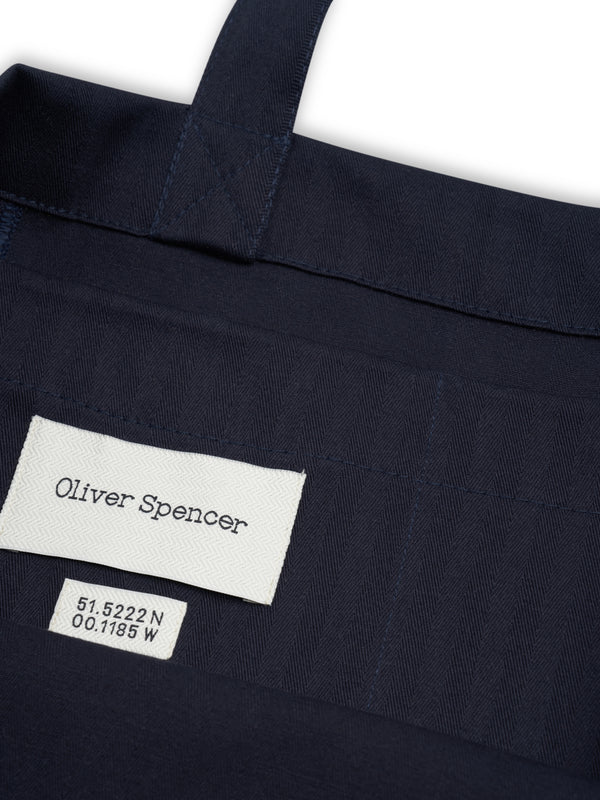 Oliver Spencer Day Tote Bag Faulkes Navy