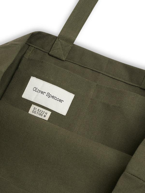 Oliver Spencer Day Tote Bag Rhodes Green
