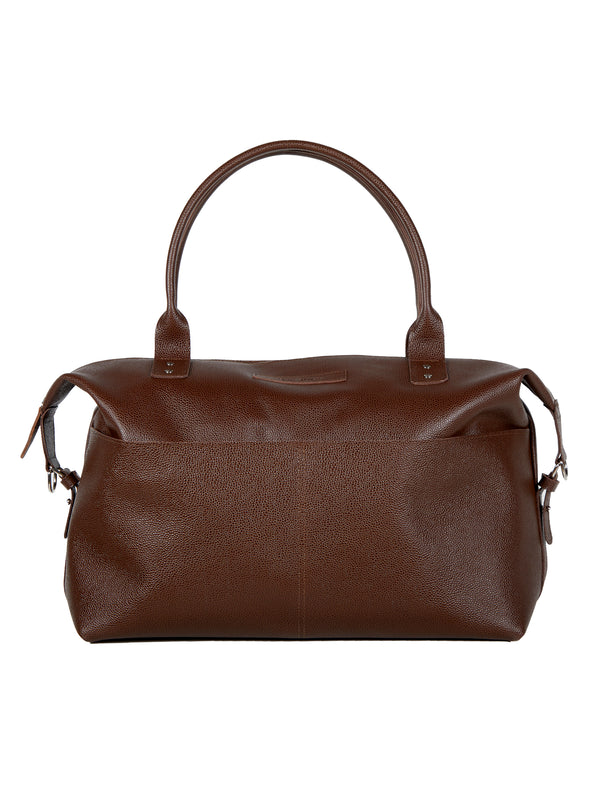 oliver spencer Doctor's Bag Pebble Leather Walnut