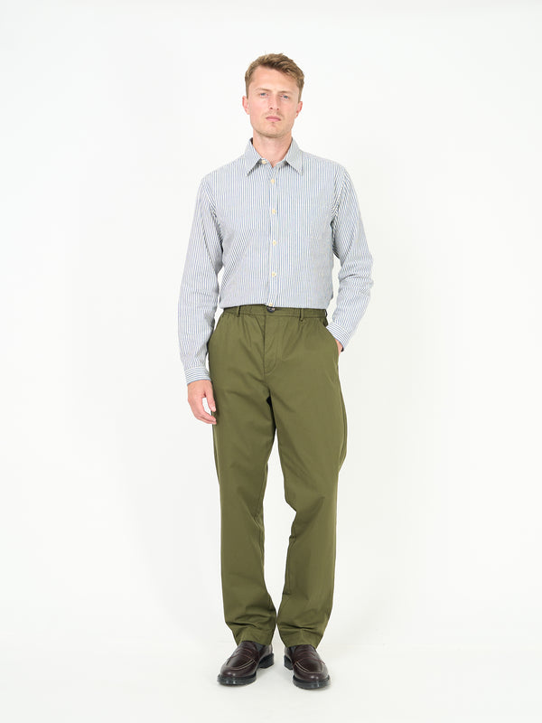 Oliver Spencer Drawstring Trousers Ashdown Green