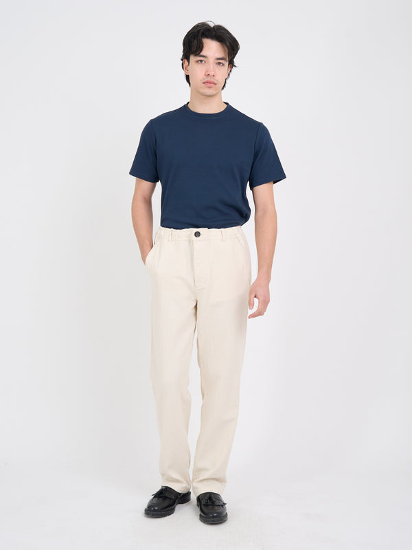 Oliver Spencer Drawstring Trousers Cairnes Ecru