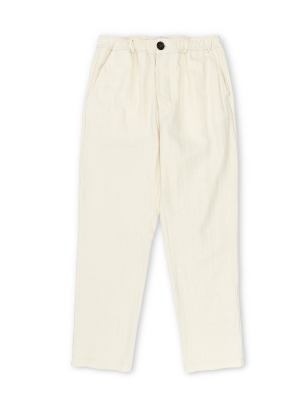 oliver spencer Drawstring Trousers Cairnes Ecru
