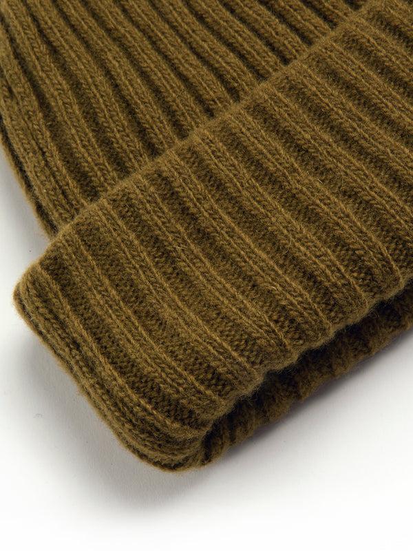 Oliver Spencer Fisher Hat Rib Olive Green