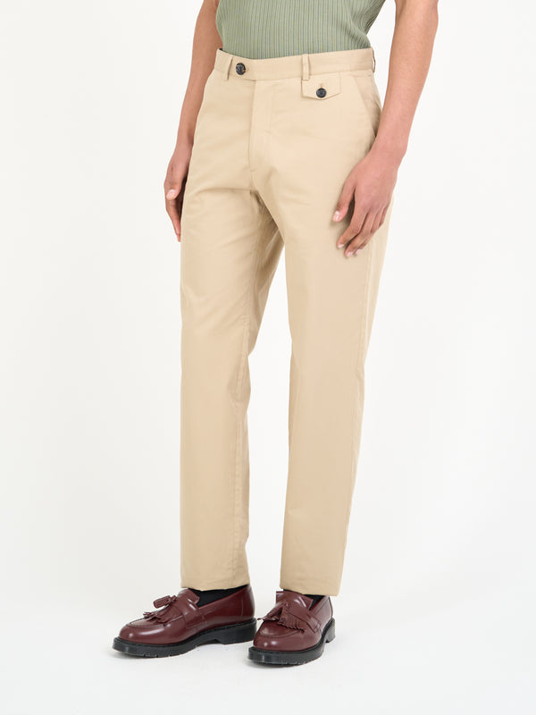 Oliver Spencer Fishtail Trousers Ashdown Beige