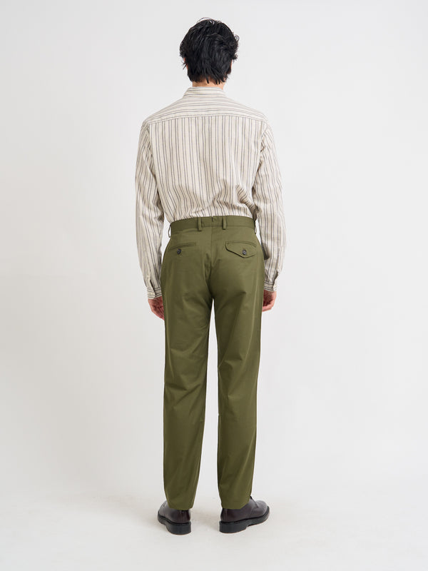 Oliver Spencer Fishtail Trousers Ashdown Green