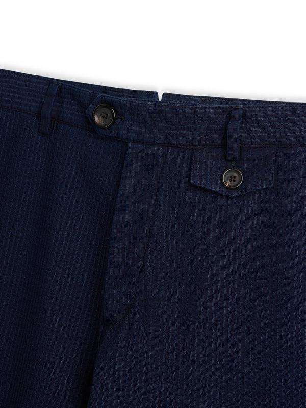 Oliver Spencer Fishtail Trousers Bateman Indigo